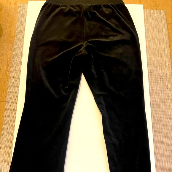 Juicy Couture Black Velour Trackpant Size S - Picture 5 of 6